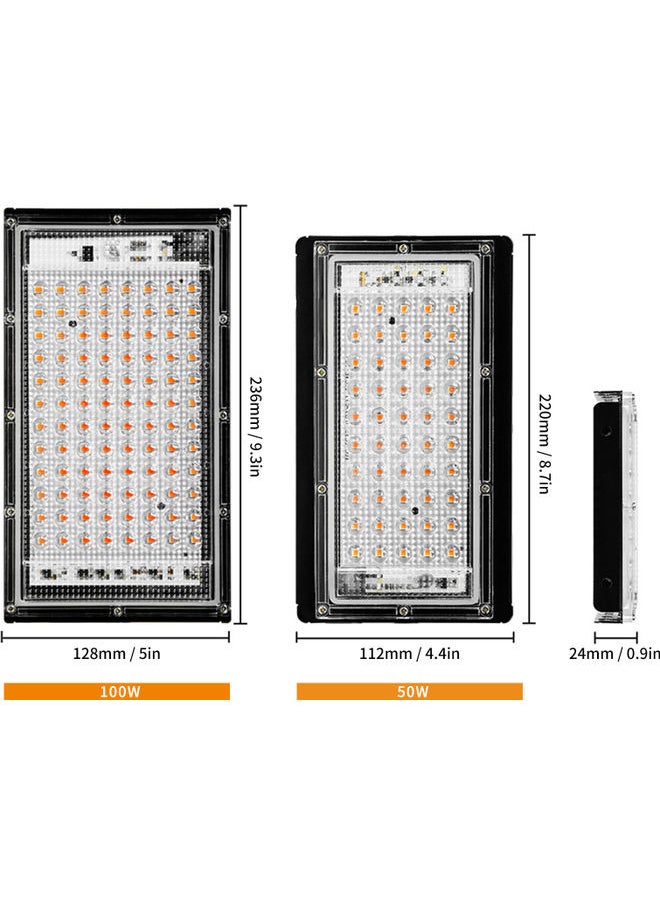 Loquat 96 LEDs Indoor Plant Fill Light Black 24.20x5.00x0.43cm  - Image 5