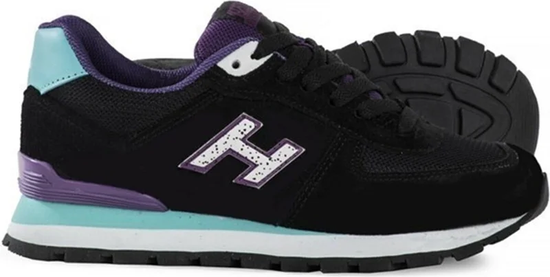 Hammer Jack Peru Women's Sneaker Casual Sports Shoes 19250 Black Purple V11