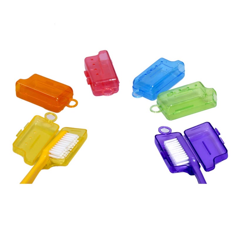 Dr. Flex Anti Bacterial Hygiene Caps for Toothbrush- Pack of 6, Head Cover, Protects Toothbrush Bristles from Germs & Bacteria, Gentle Oral Care for Home, Travel, Multicolour, Made in India - Image 5