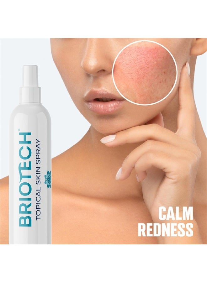 BRIOTECH رذاذ حمض الهيبوكلوروس النقي، رذاذ متعدد الأغراض للجسم والوجه، منظف للجفون، دعم ضد التهيج وتخفيف الاحمرار، علاج للبشرة الجافة وفروة الرأس، 1 لتر - Image 5