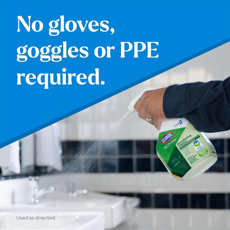 Clorox CloroxPro EcoClean Disinfecting Cleaner Spray Bottle, 32 Fluid Ounces - Image 2