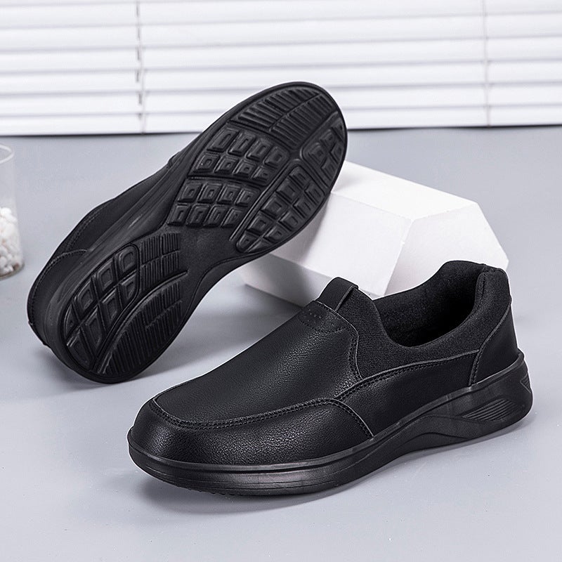 Old Shoes Leather Shoes Slip-On Outdoor Comfortable Autumn Sports Lightweight Walking Shoes Middle-Aged And Elderly Shoes Casual Shoes - Image 4