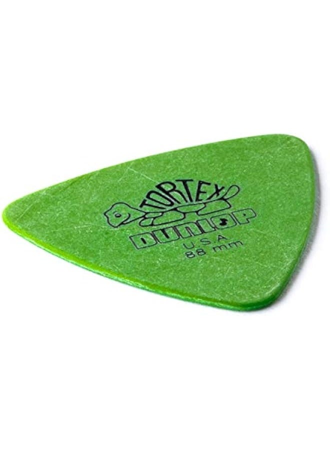 DUNLOP Jim Dunlop Tortex Triangle 0.88mm Green Guitar Picks - 72 Pack - Image 3