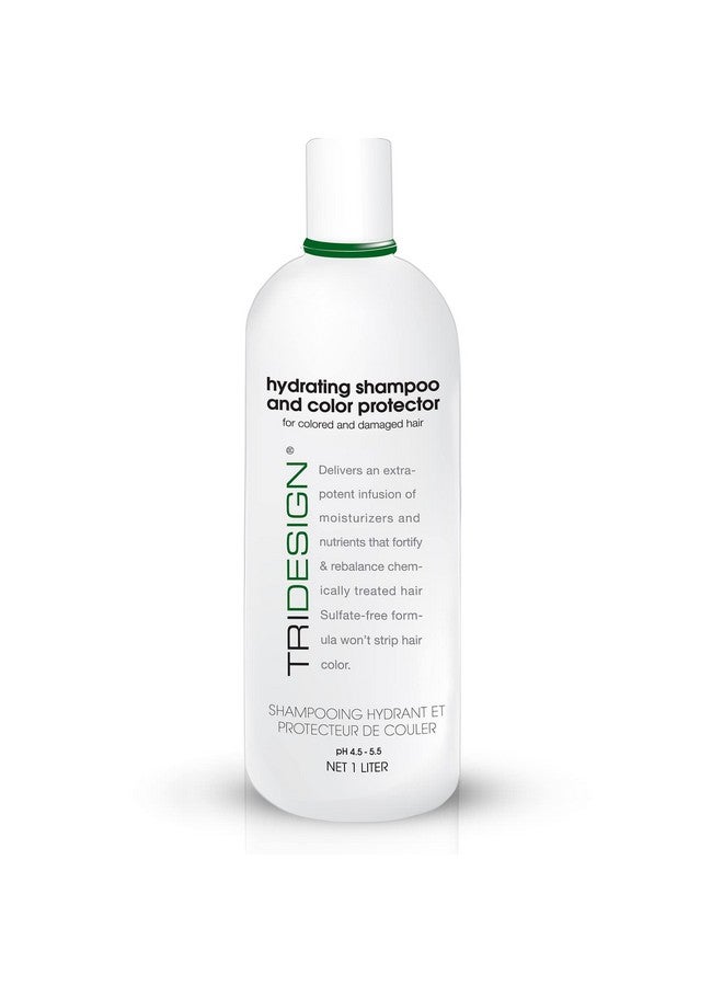 TRIDESIGN Hydrating Shampoo For Color Treated Hair Sulfate And Paraben Free Color Care Treatment Concentrated Hair Color Shampoo Gently Cleanses 33.8 Fluid Ounce  - Image 2