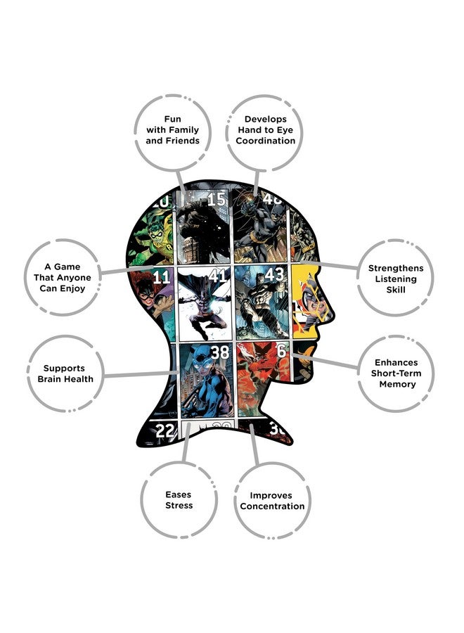 AQUARIUS DC Comics: Batman Family Bingo Game - Fun Family Party Game for Kids, Teens & Adults - Entertaining Game Night Gift - Officially Licensed Merchandise - Image 5