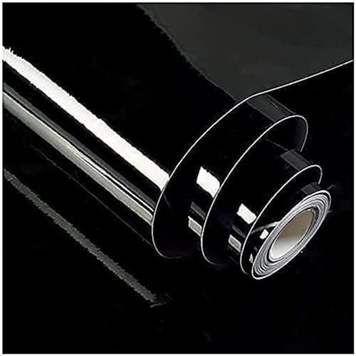 wall love Marble OilProof & Waterproof self-Adhesive Sheet Stickers Big Countertop Cabinet Furniture puja Room Kitchen,Home Sticker Wallpaper 60 x 200cm (Black Pain Wallpaper) - Image 1