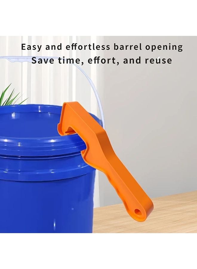 Large Round Cover Opener Wrench 5 Pcs Multifunctional Plastic Bucket Tool Mechanical Paint Lid Remover - Image 3