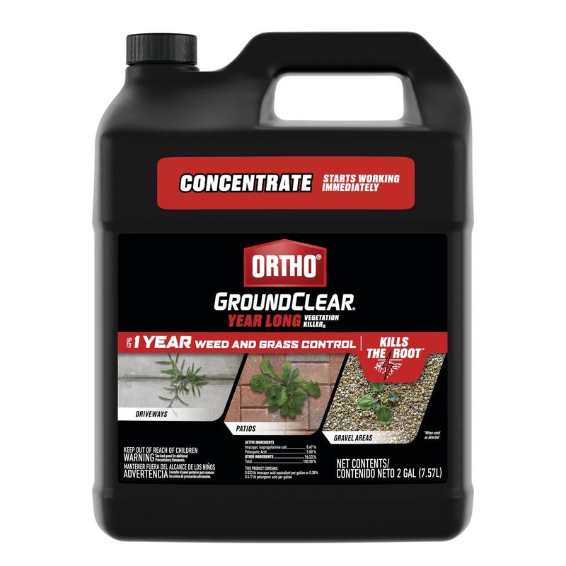 Ortho GroundClear Year Long Vegetation Killer2 Concentrate - Weed Killer Concentrate, Kills and Prevents Weeds Up to 1 Year, 2 gal. - Image 1