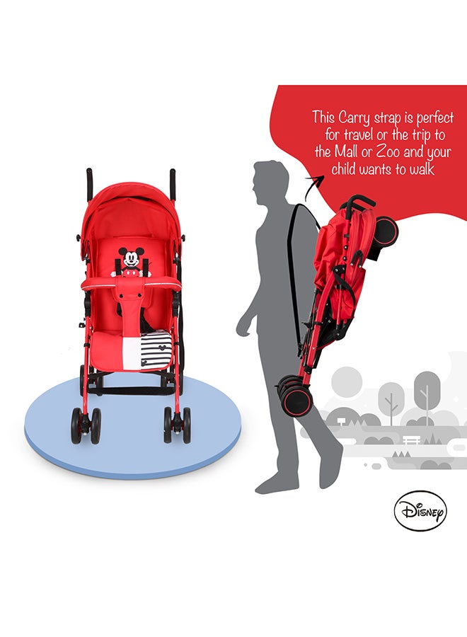 Disney Mickey Mouse Lightweight Adventure Stroller With Storage Cabin - Image 2