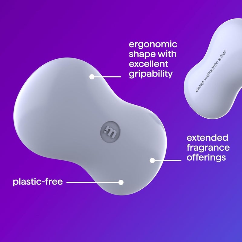 Method Bar Soap, Simply Nourish, Coconut, Rice Milk + Shea Butter notes, Plastic Free, 2 bars, 5oz each - Image 3