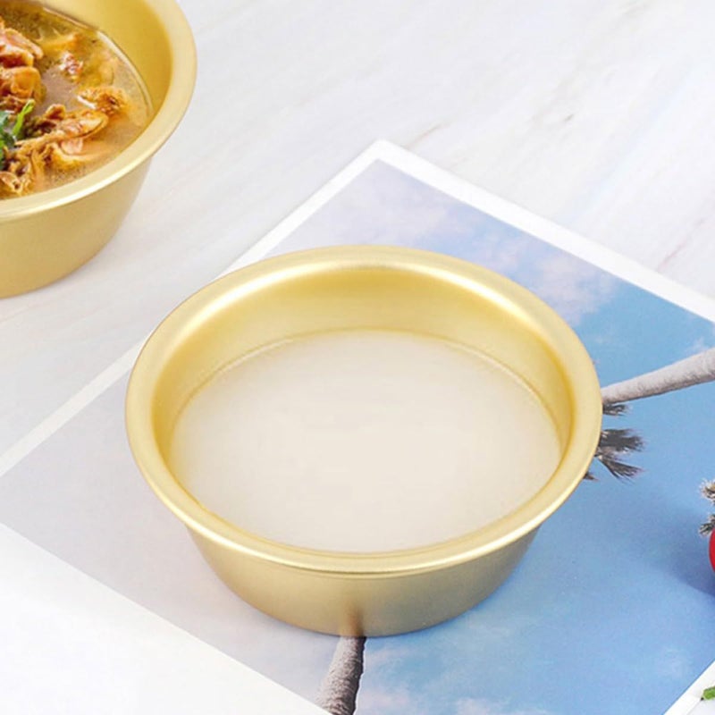 Korean Makgeolli Rice Wine Bowls 2 Pack 12cm Aluminum Multi Function Outdoor Camping - Image 5