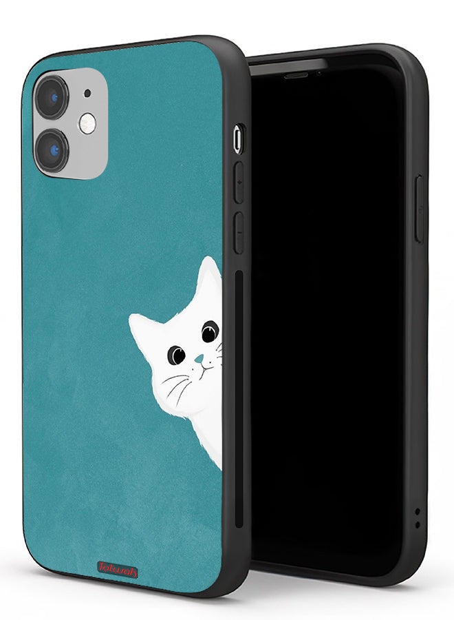 Tolwak Apple iPhone 11 Protective Case Cat Appearing - Image 1