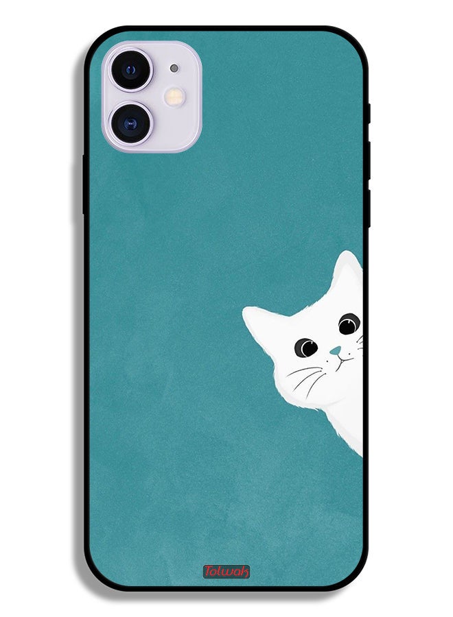 Tolwak Apple iPhone 11 Protective Case Cat Appearing - Image 2