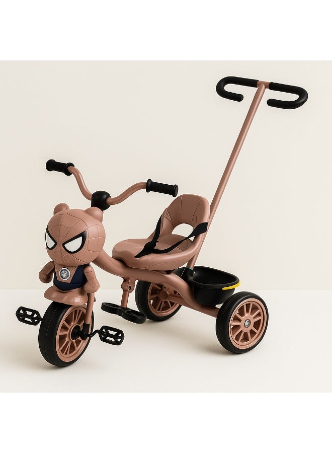 3-in-1 Convertible Ride-On Tricycle & Stroller with Parent Push Handle & Safety Harness for Toddlers  - Image 1