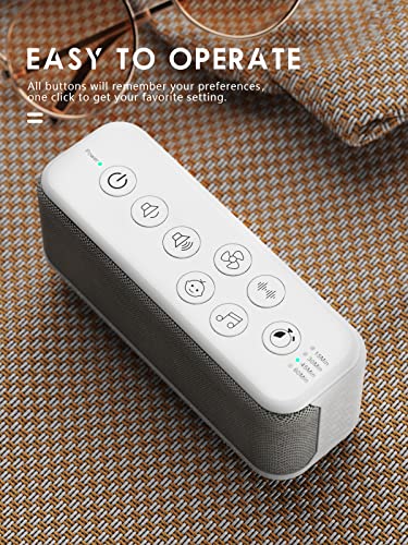OnLyee White Noise Machine for Office Privacy & Noise Canceling, USB Rechargeable Sound Machine for Sleeping Adults, 42 Soothing Sounds, Lullabies, Fan Sounds, Auto-Off Timer – Ideal for Sleep & Focus - Image 5