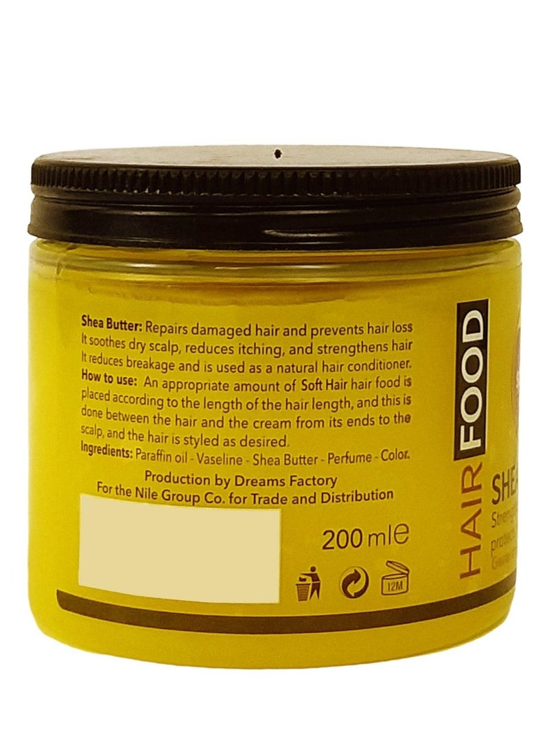 Soft Hair Hair Food With Shea Butter oil 200ml - Image 3