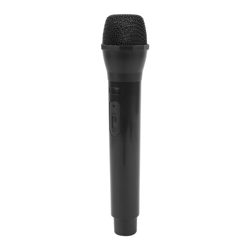 Realistic Prop Microphone Golden High-Density Mesh Head Highly Simulated Karaoke Prop Microphone - Switch Design Detail Children Toy Microphone for Stage Performance - Image 3