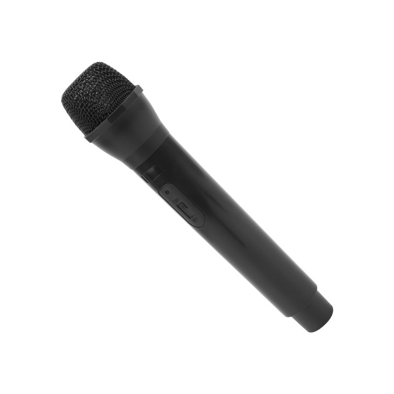 Realistic Prop Microphone Golden High-Density Mesh Head Highly Simulated Karaoke Prop Microphone - Switch Design Detail Children Toy Microphone for Stage Performance - Image 1