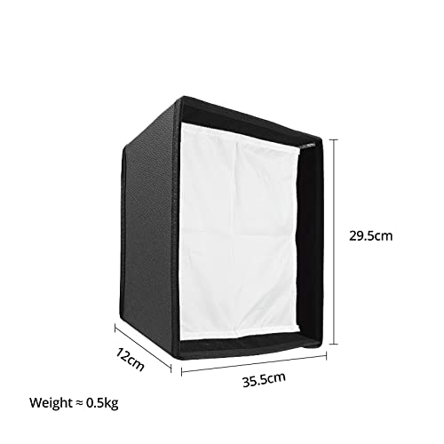 AMBITFUL LED Video Light Diffuser Honeycomb Grid Softbox Panel Light Softbox + Honeycomb Grid for LED Panel Light (35.5X 29.5cm/14''x11.6'') - Image 5