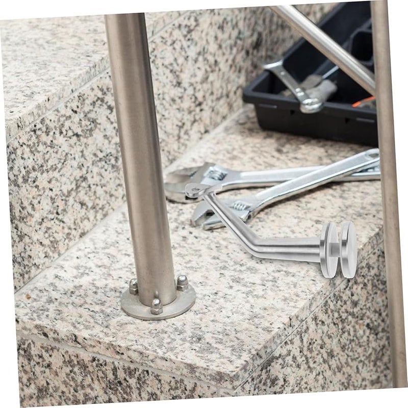 قوس درابزين من الفولاذ المقاوم للصدأ بتصميم أنيق وسهل التركيب للسلالم الداخلية - Image 5