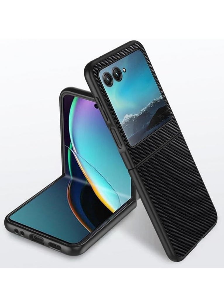 General PU Leather Case Compatible with Motorola Moto Razr 40 Ultra Luxury Hybrid Hard Phone Cover Fundas  - Image 1