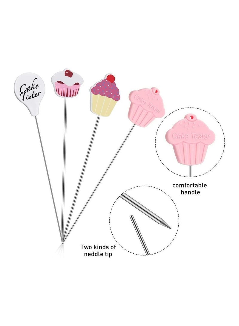 Cake Tester Needles Stainless Steel, Reusable Testing Needles, Practical Tester, Skewer for Kitchen Home Bakery Tools 4 Pcs - Image 3
