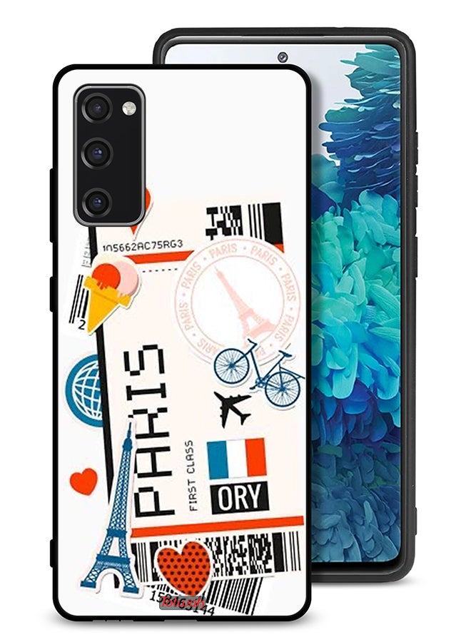 Tolwak Samsung Galaxy S20 FE Protective Case Cover Paris Sticker - Image 1