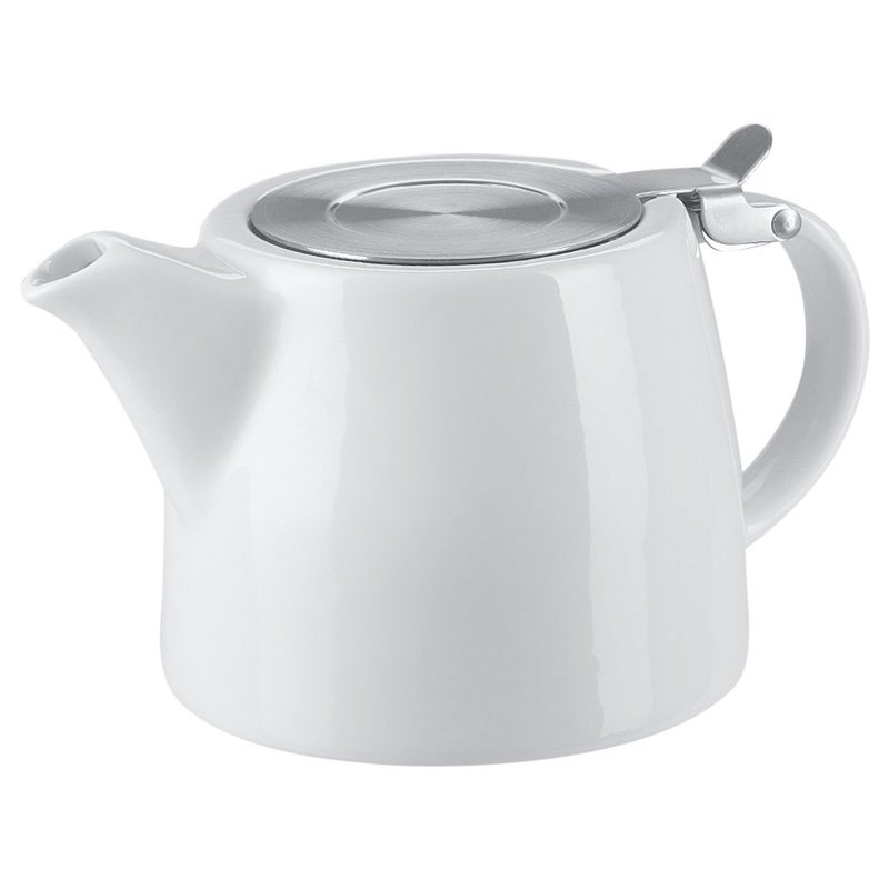 Belinlen 18 oz Tea pot with infuser and SLS lid White