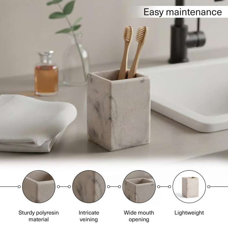 Pan Home Mist Tumbler 7x7x10cm-Beige - 211AIC9903873 - Image 5