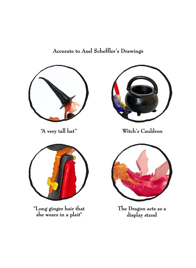 WOW! STUFF جوليا دونالدسون مجموعة قصة الغرفة على المكنسة | شخصيات عمل قابلة للتحريك قابلة للجمع | ألعاب وهدايا رسمية من الكتب، التلفزيون وسلسلة أفلام الرسوم المتحركة - Image 4