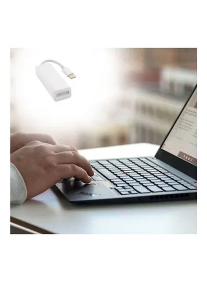 Captaintech Adaptador de carga USB C compatible con cargador magnético MacBook, convertidor USB C a magnético 1 y 2 para MacBook Pro Air, laptop, tableta, teléfonos y más dispositivos tipo C - Image 3