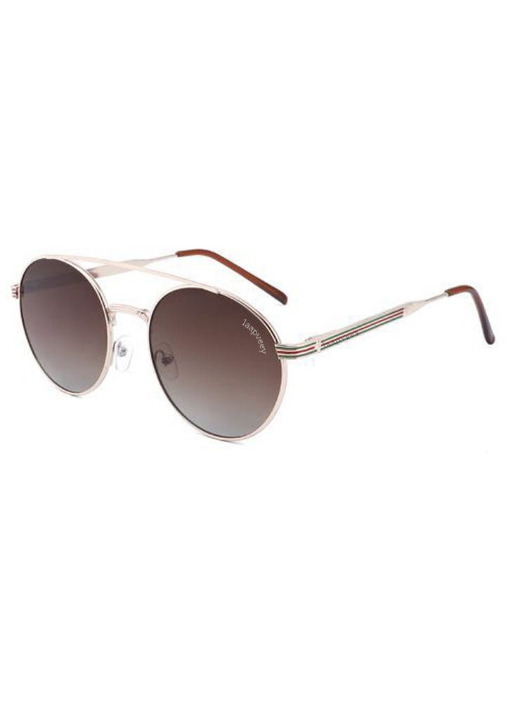 Laapveey Round Fashion Polarized Sunglasses For Men And Women - Image 1