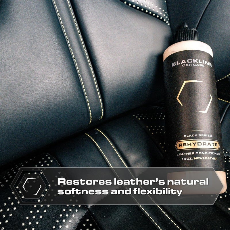 BlackLine Car Care - Leather Rehydrate, Leather Conditioner for All Leather - Cars, Furniture, Shoes, and Purses - 16 fl OZ - Image 3