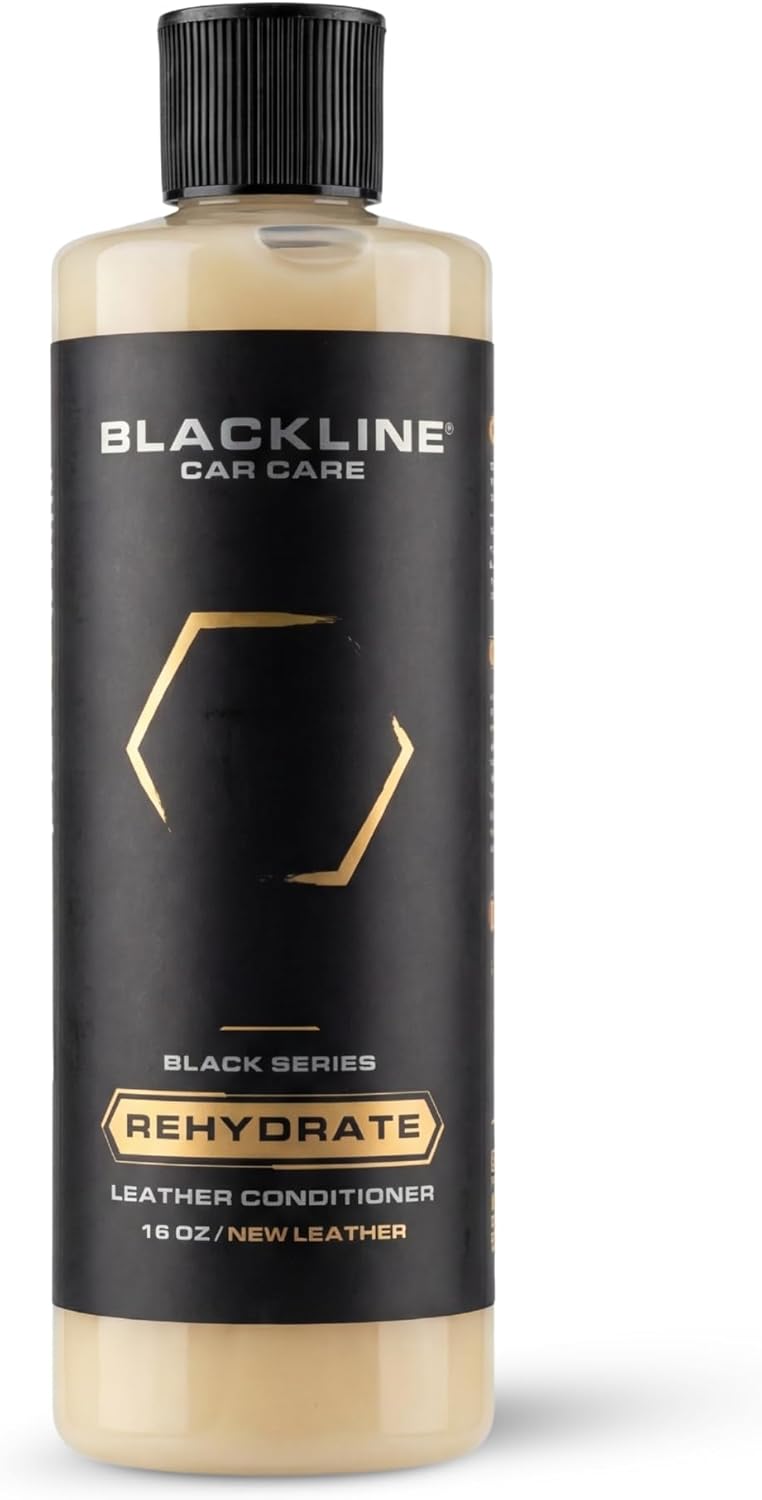 BlackLine Car Care - Leather Rehydrate, Leather Conditioner for All Leather - Cars, Furniture, Shoes, and Purses - 16 fl OZ - Image 1