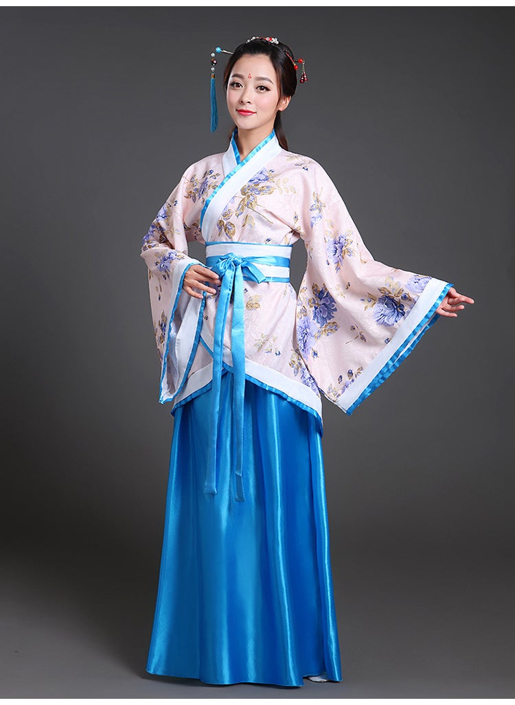 Generic Womens Fairy Hanfu Tang Dress Costume Set Phoenix tail  - Image 3