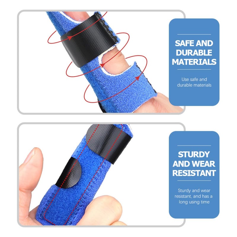 6pcs Breathable Finger Splint Brace Support Wrap Set, Adjustable Finger Protection Sleeve for Sprains and Rehabilitation, Outdoor Hand Joint Stabilizer for Injury - Image 3