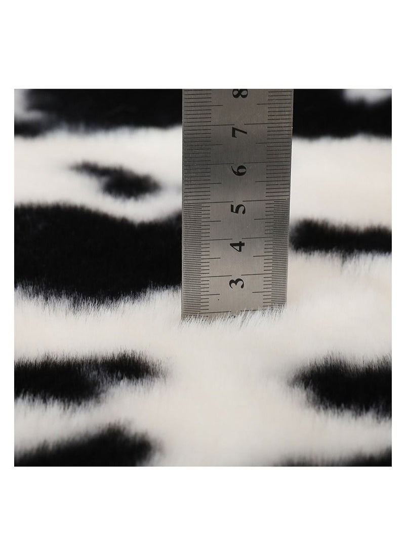 Modern Wool Fluffy Floor Mat Carpet with Anti slip High Pile Bottom with Upgraded Foam (Size 120×160CM), Rectangle