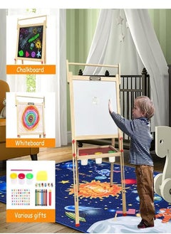 Beauenty Magnetic Whiteboard with Frame and Stand 115x49cm  - Image 5