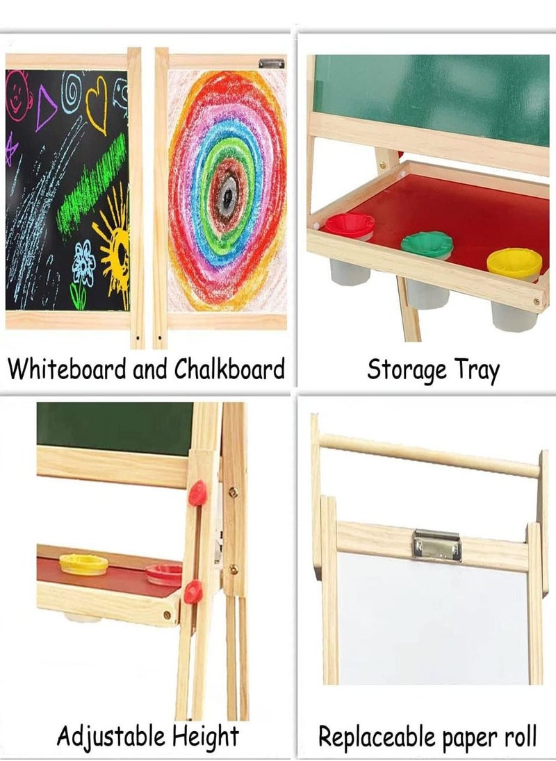 Beauenty - Magnetic Whiteboard with Frame and Stand 115x49cm - Image 1