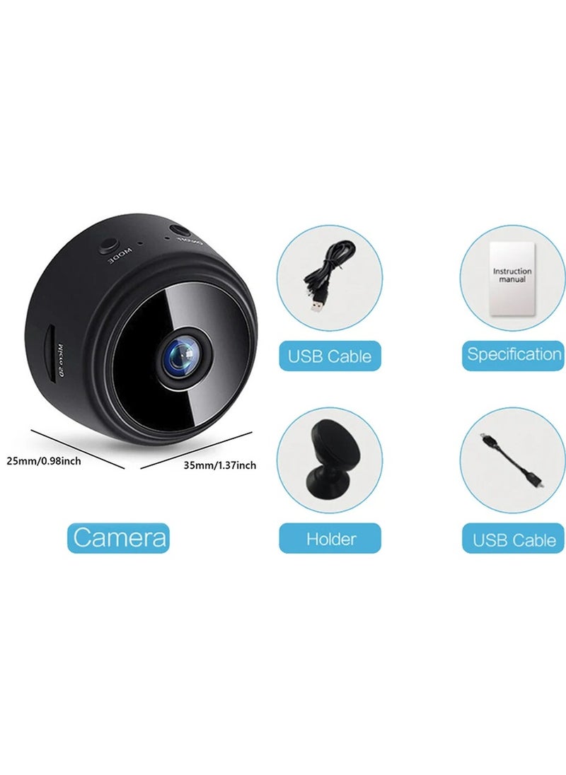 Generic - A9 Mini WiFi Camera with HD 1080P Resolution, 2.4G Wireless Connectivity, Voice Recording Capability, Night Vision, and Home Security Surveillance Functionality - Image 1