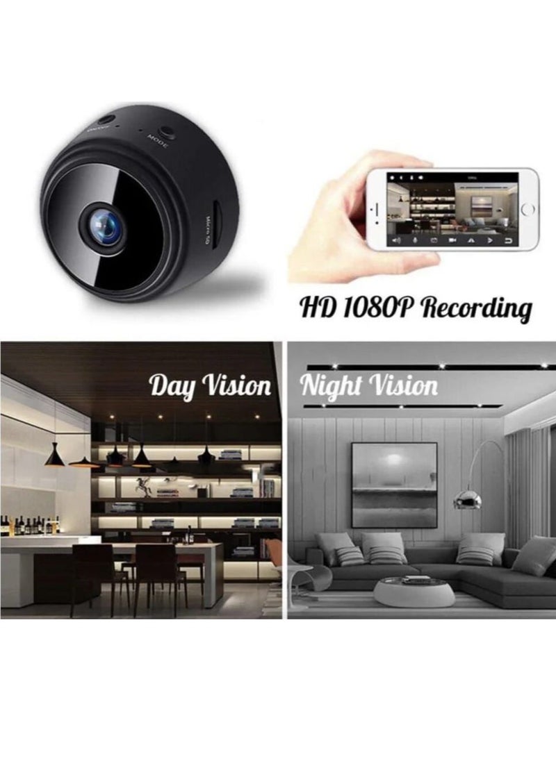 Generic - A9 Mini WiFi Camera with HD 1080P Resolution, 2.4G Wireless Connectivity, Voice Recording Capability, Night Vision, and Home Security Surveillance Functionality - Image 1