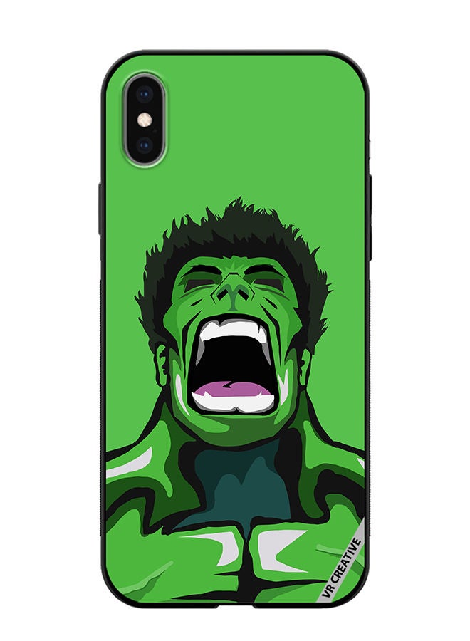 VR CREATIVE Protective Case Cover For Apple iPhone XS Max Hulk Design Multicolour - Image 1