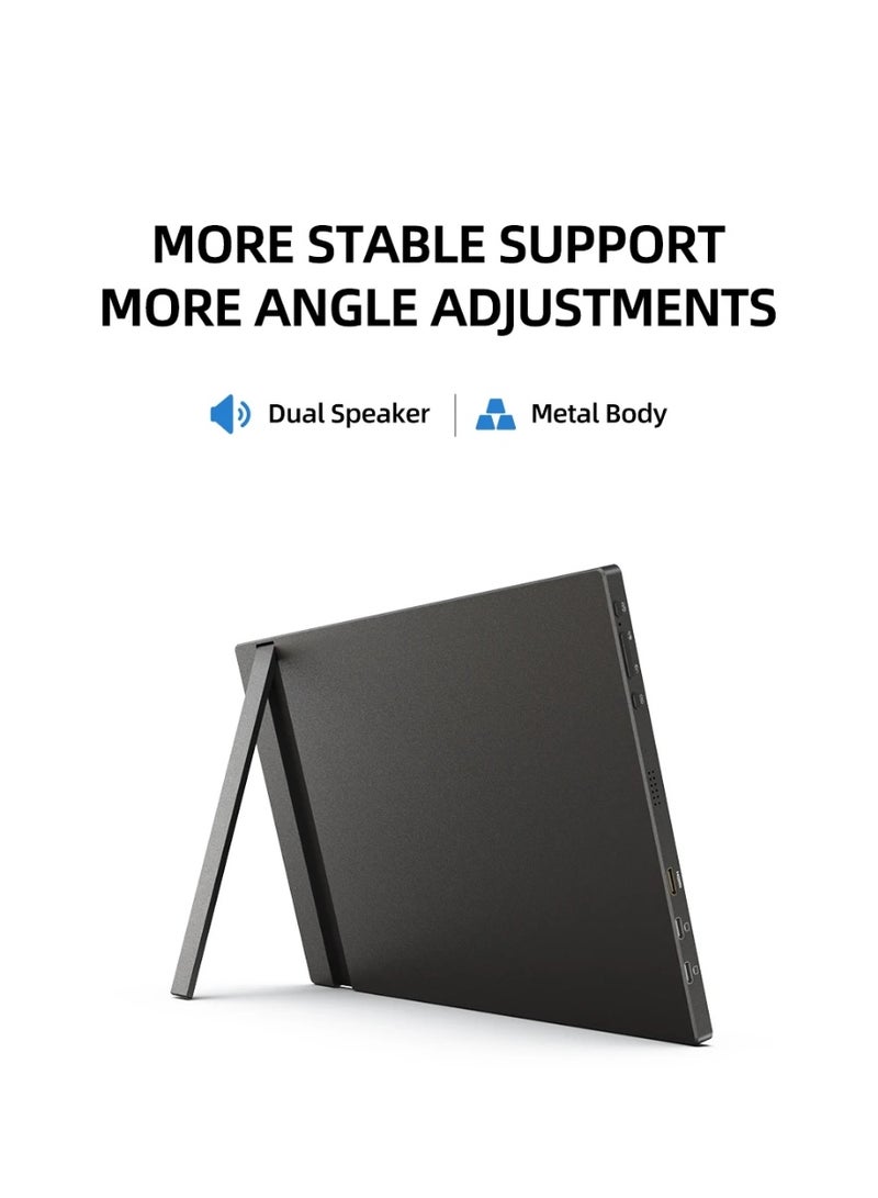 ARZOPA 16.0 Inch Portable Monitor Z1RC, 2K QHD 2560x1600 IPS 60Hz Display with 123% sRGB, Built-in Stand, Eye Care, USB-C & HDMI External Second Screen for MacBook, Laptop, Phone, Xbox, PS4/PS5, Nintendo Switch - Image 4