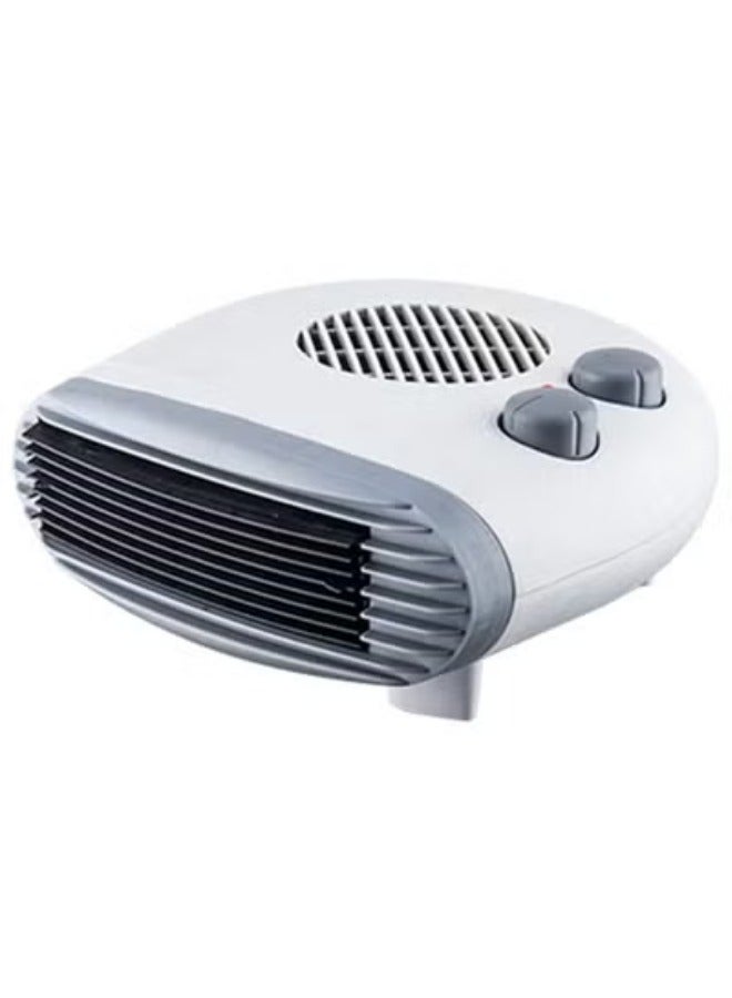 Nova NH1228 Low Profile Fan Heater 1000W/2000W Electric Room Heater with Adjustable Thermostat, Fast Heating, Compact Design for Home and Office Use - Image 1