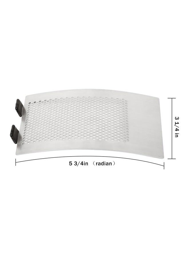 Dracarys BBQ Metal Punched BGE Mesh Screen Panel, Big Green Egg Parts Stainless Steel Draft Door Screen Vent Screen BGE Grill Replacement Big Green Egg Accessories Fits Medium and Large Big Green Egg - Image 2