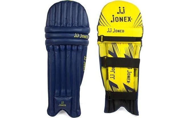 Jonex JJ Cricket Leg Guard Blue Design (MYC) - Image 1