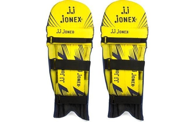 Jonex JJ Cricket Leg Guard Blue Design (MYC) - Image 2