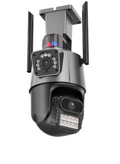 Generic Rubo Safe live Dual Lens Outdoor Security Camera Wireless 5G/2.4G, 6MP Security Camera Outdoor with 360° Vision, Color Night Vision, Motion Detection, 2-Way Audio, SD/Cloud Storage, IP66 Waterproof  - Image 5