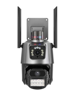 Generic Rubo Safe live Dual Lens Outdoor Security Camera Wireless 5G/2.4G, 6MP Security Camera Outdoor with 360° Vision, Color Night Vision, Motion Detection, 2-Way Audio, SD/Cloud Storage, IP66 Waterproof  - Image 1