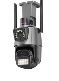 Generic Rubo Safe live Dual Lens Outdoor Security Camera Wireless 5G/2.4G, 6MP Security Camera Outdoor with 360° Vision, Color Night Vision, Motion Detection, 2-Way Audio, SD/Cloud Storage, IP66 Waterproof  - Image 2